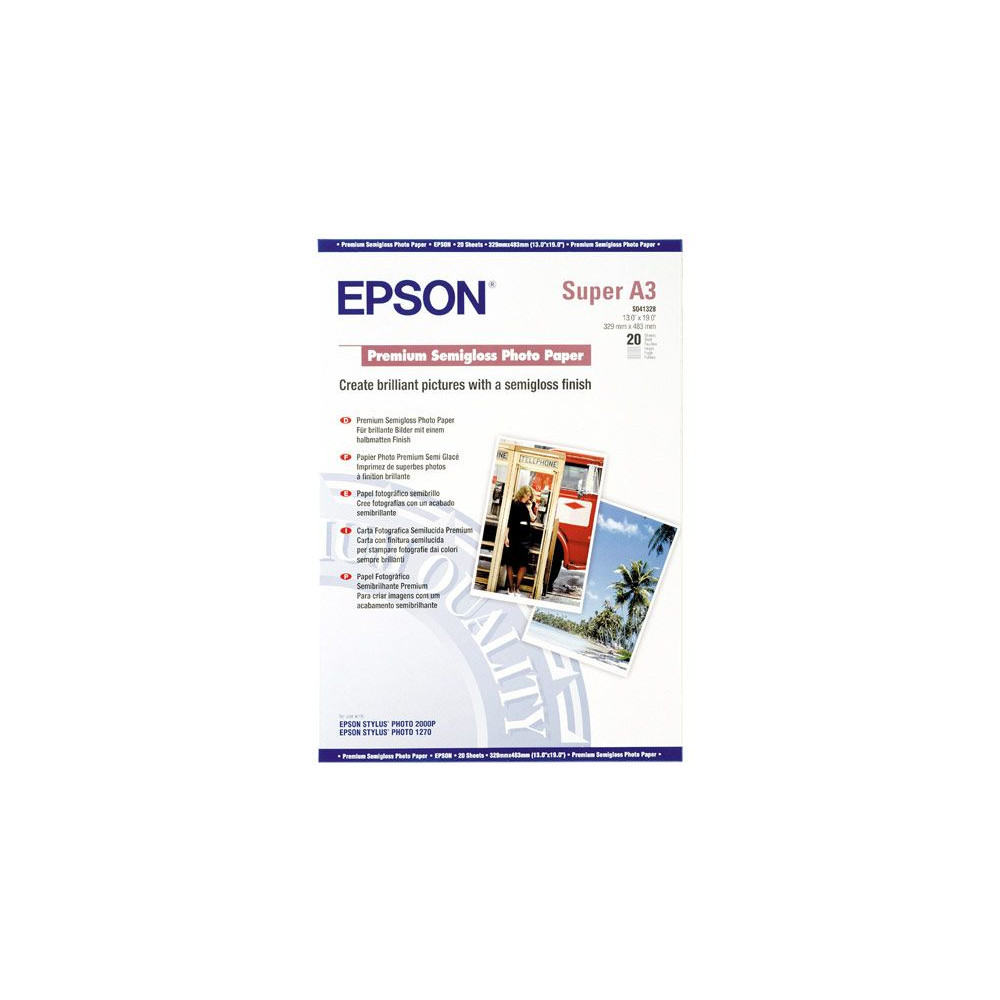 Epson Semigloss Photo Paper DIN A3+, 250g/m2, 20 sheets Epson