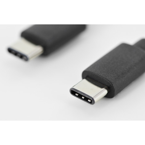 Digitus USB Type-C Connection Cable AK-300138-018-S USB Male 2.0 (Type C), USB Male 2.0 (Type C), Black, 1.8 m