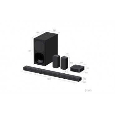 Sony HT-S40R 5.1ch Home Cinema Soundbar with Wireless Rear Speakers