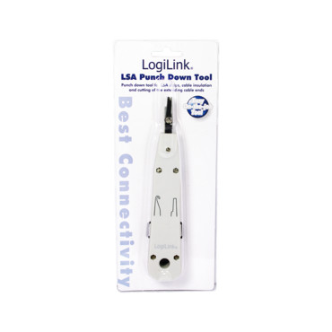 Logilink LSA Punch Down Tool LSA Punch Down ToolSuitable for on-wall and in-wall wallplatesCutting of the extending cable end in