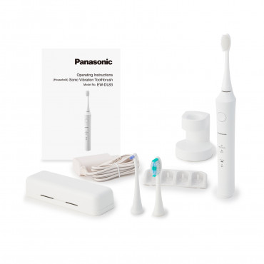 Panasonic Toothbrush EW-DL83 Rechargeable, For adults, Operating time 60 min, Number of brush heads included 3, Number of teeth 