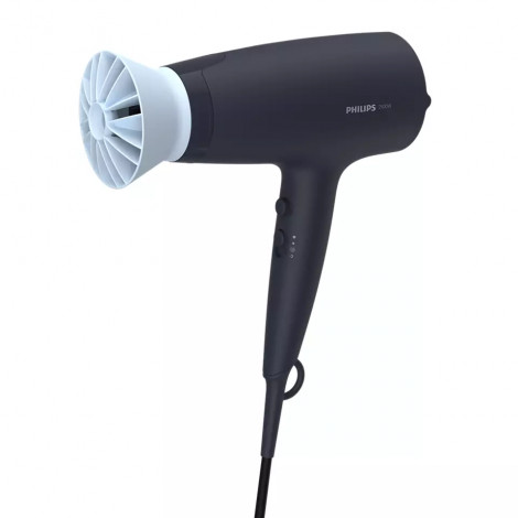 Philips Hair Dryer BHD360/20 2100 W, Number of temperature settings 6, Ionic function, Diffuser nozzle, Black/Blue