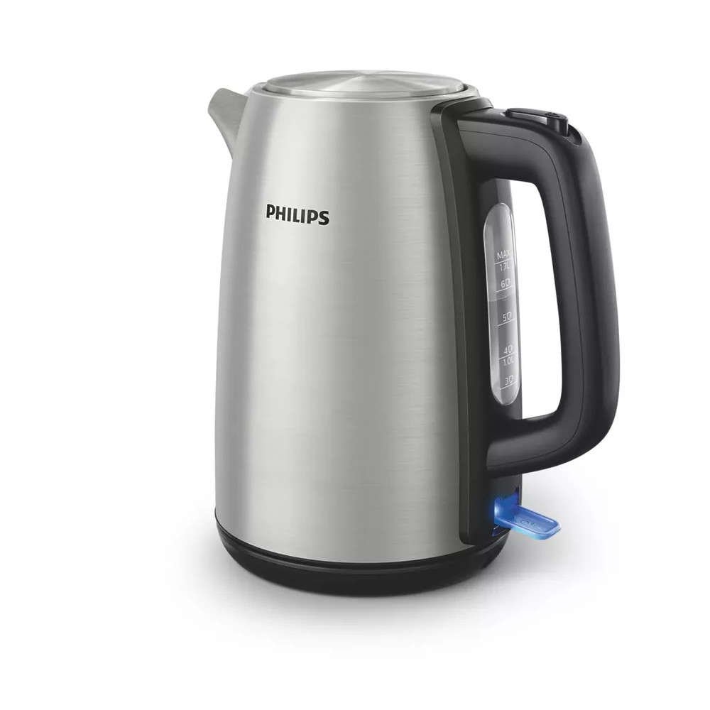Philips Kettle HD9351/90 Electric, 2200 W, 1.7 L, Stainless steel, 360 rotational base, Stainless steel