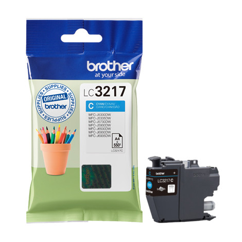 Brother LC3217C Ink Cartridge, Cyan