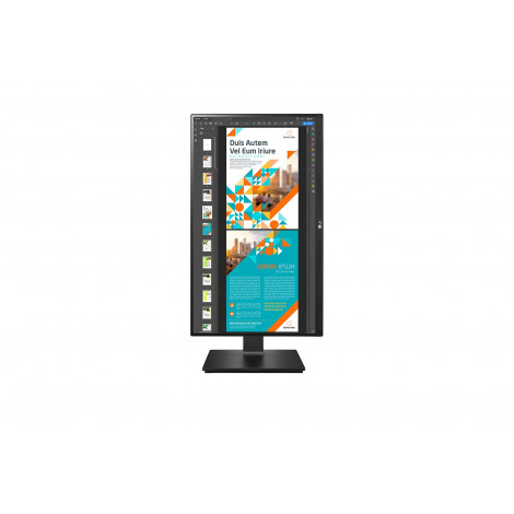 LG Monitor with AMD FreeSync 24QP550-B 23.8 ", IPS, QHD, 2560 x 1440 pixels, 16:9, 5 ms, 300 cd/m , Black, HDMI ports quantity 2