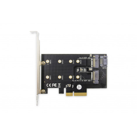 Digitus M.2 NGFF / NVMe SSD PCI Express 3.0 (x4) Add-On Card DS-33170