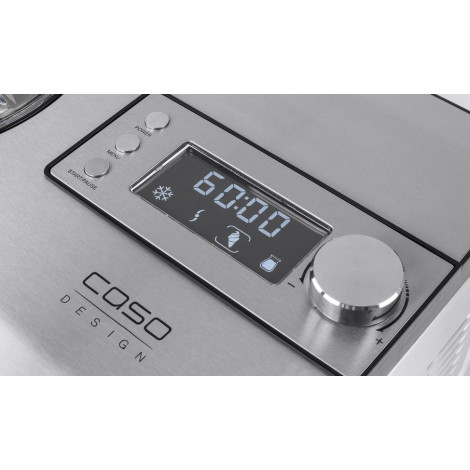 Caso Ice Cream and Yogurt Maker IceCreamer Power 180 W, Capacity 2 L, Stainless steel