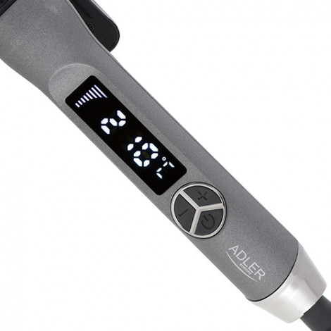 Adler Hair Curler AD 2114 Ceramic heating system, Display Digital, Barrel diameter 25 mm, Temperature (max) 210 C, 60 W, Black