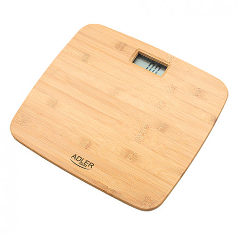 Adler Bathroom Bamboo Scale AD 8173 Maximum weight (capacity) 150 kg, Accuracy 100 g