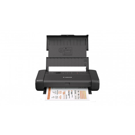 Canon PIXMA TR150 (With Removable Battery) Colour, Inkjet, Wi-Fi, Maximum ISO A-series paper size A4, Black