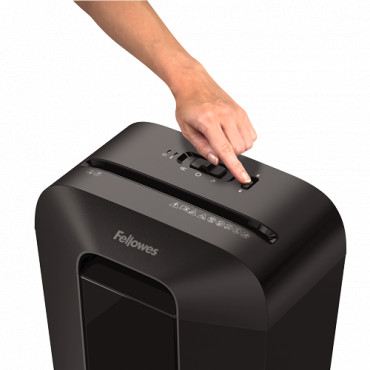 Fellowes Powershred LX70 Black, 18 L, Credit cards shredding, Cross-Cut Shredder, Paper handling standard/output 11 sheets per p