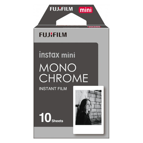 Fujifilm Instax Mini Monochrome (10pl) Instant Film Quantity 10, 54 x 86 mm