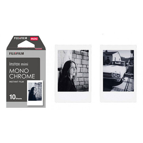 Fujifilm Instax Mini Monochrome (10pl) Instant Film Quantity 10, 54 x 86 mm