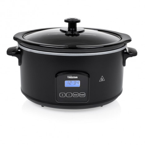 Tristar Digital Slowcooker VS-3920 210 W, Stainless steel, 4.5 L, Number of programs 4, Black