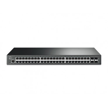 TP-LINK Switch T2600G-52TS L2 Managed, Rack Mountable, 1 Gbps (RJ-45) ports quantity 48, SFP ports quantity 4