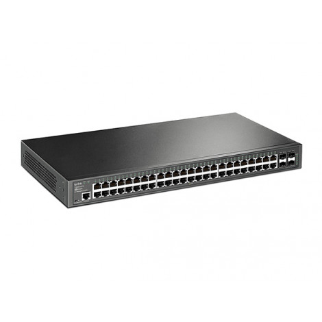 TP-LINK Switch T2600G-52TS L2 Managed, Rack Mountable, 1 Gbps (RJ-45) ports quantity 48, SFP ports quantity 4