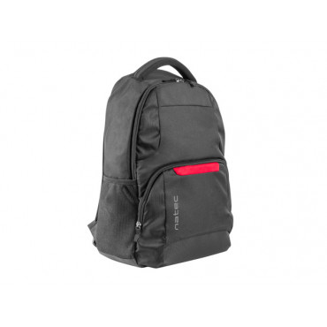 Natec Laptop Backpack Eland NTO-1386 Black, 15.6 ", Shoulder strap, Backpack