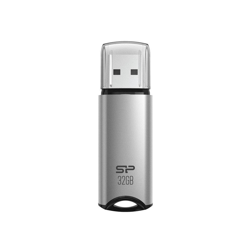 Silicon Power USB Flash Drive Marvel Series M02 32 GB, Type-A USB 3.2 Gen 1, Silver