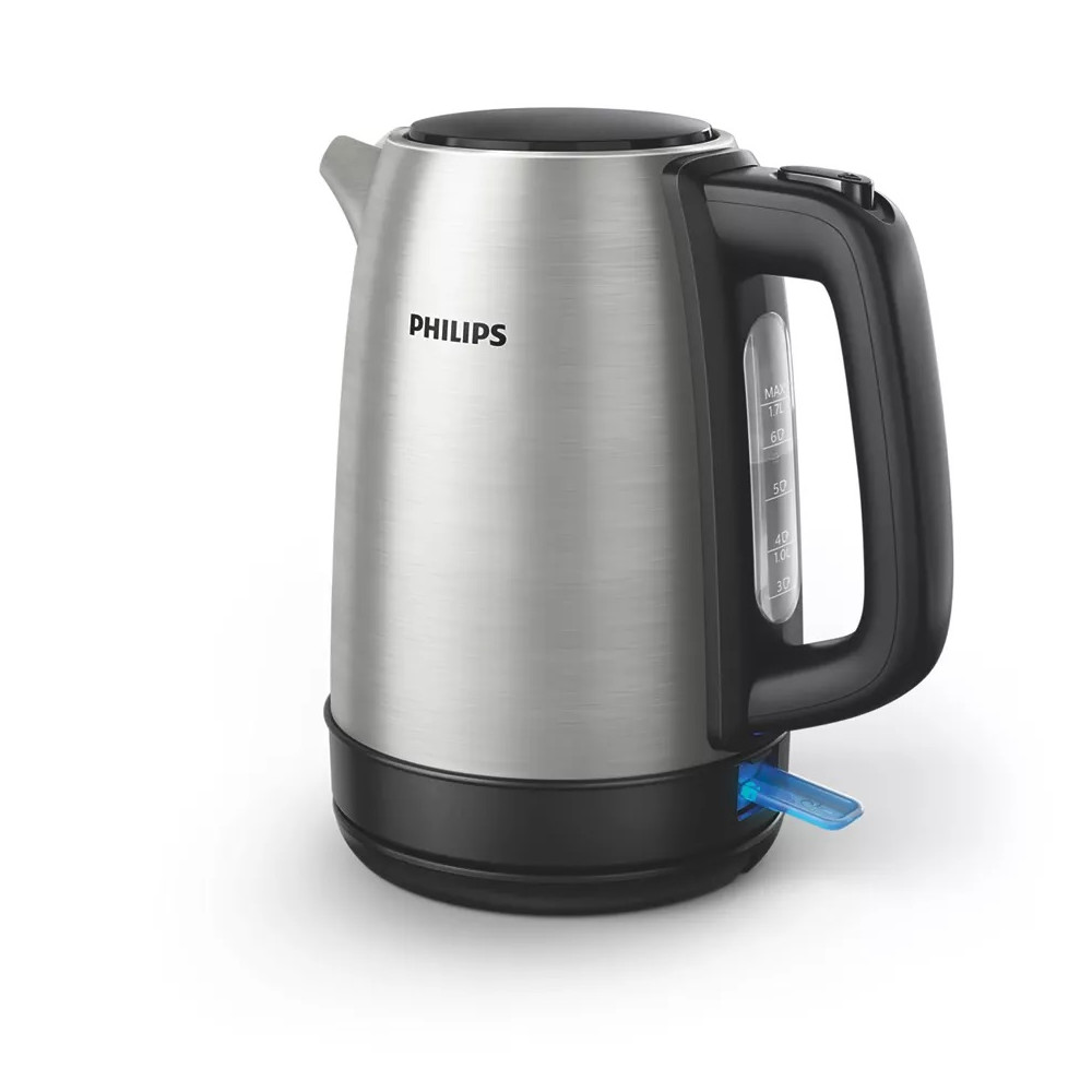 Philips Daily Collection Kettle HD9350/90 Electric, 2200 W, 1.7 L, Stainless steel, 360 rotational base, Stainless steel