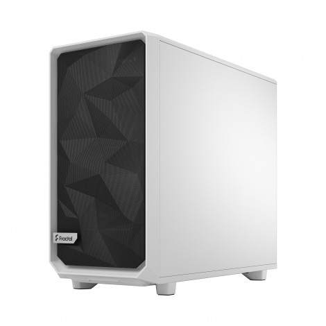 Fractal Design Meshify 2 Lite TG Clear White, E-ATX, Power supply included No