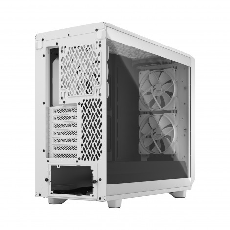 Fractal Design Meshify 2 Lite TG Clear White, E-ATX, Power supply included No