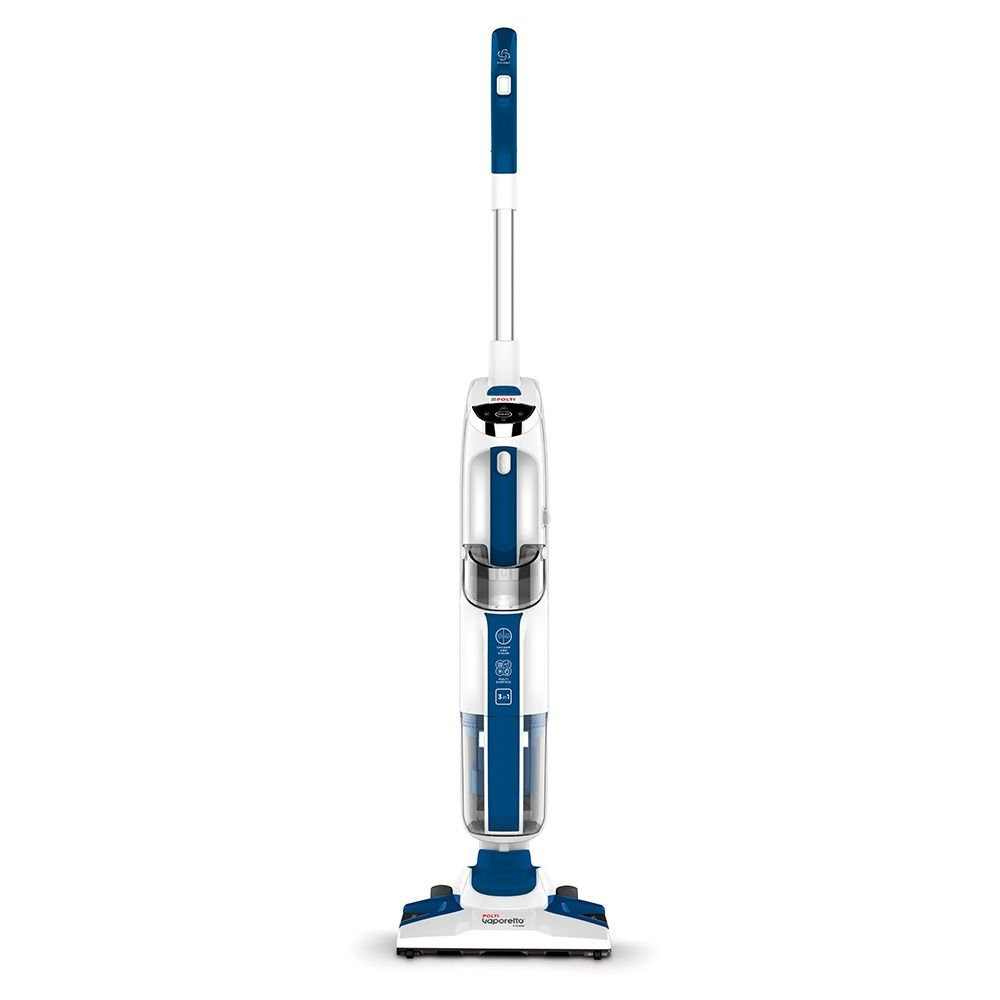 Polti Vacuum steam mop with portable steam cleaner PTEU0299 Vaporetto 3 Clean_Blue Power 1800 W, Water tank capacity 0.5 L, Whit