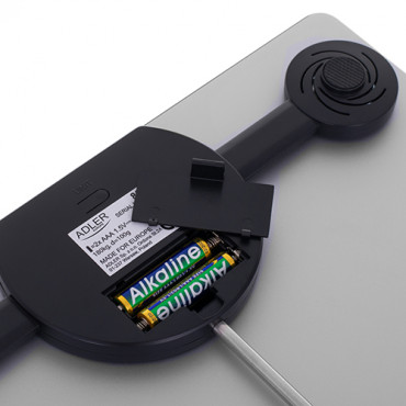 Adler Bathroom Scale AD 8174s Maximum weight (capacity) 180 kg, Accuracy 100 g, Silver