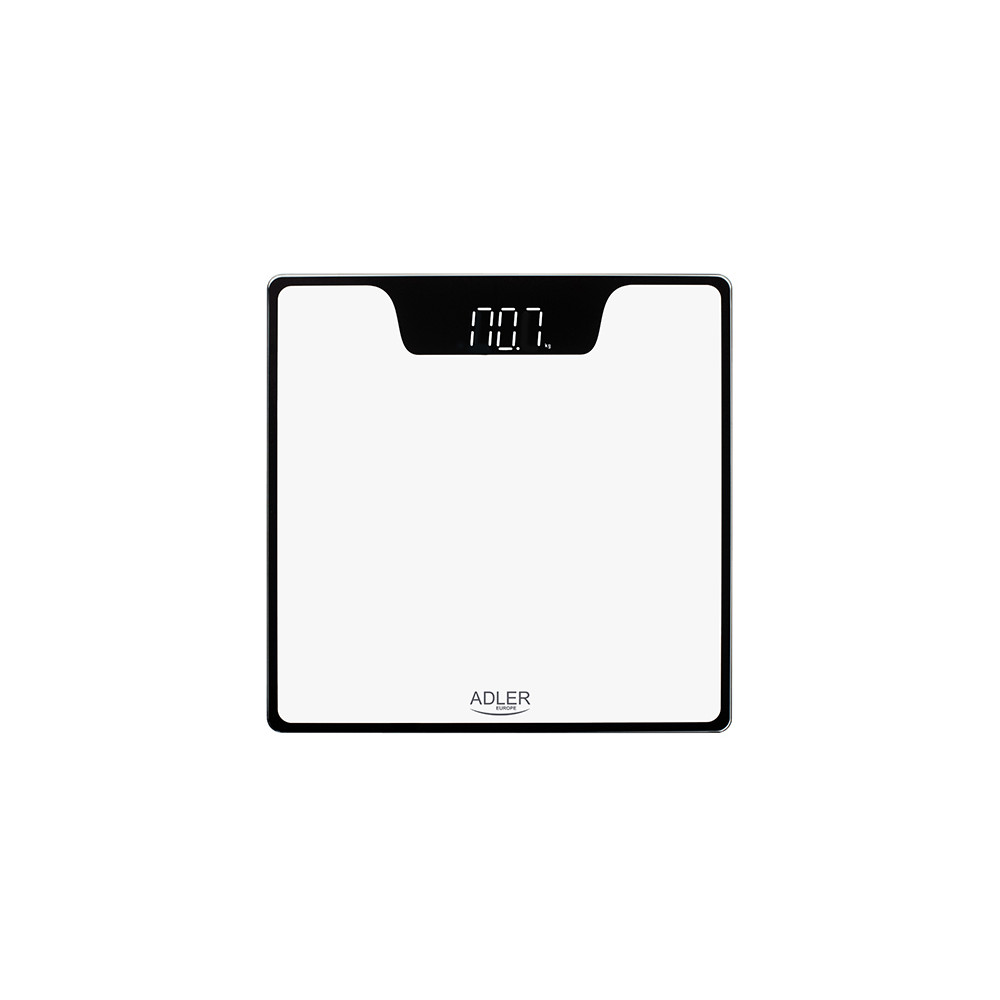 Adler Bathroom Scale AD 8174w Maximum weight (capacity) 180 kg, Accuracy 100 g, White