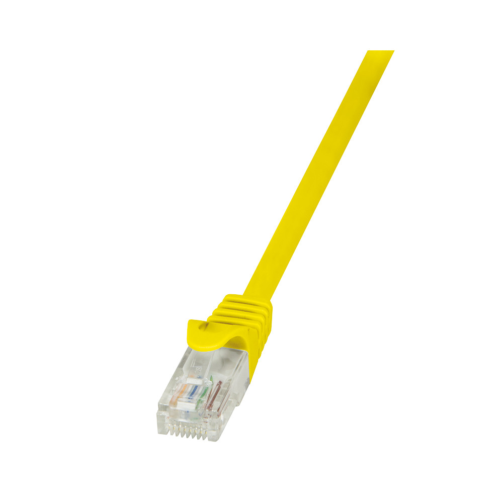 Logilink Patch cable CP1037U Cat 5E, U/UTP, Yellow, 1 m