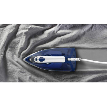 TEFAL FV2838E0 Steam Iron, 2400 W, Water tank capacity 270 ml, Continuous steam 40 g/min, Blue/White