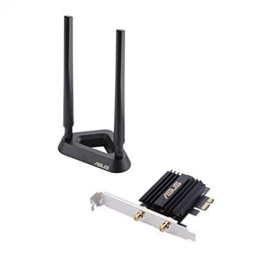 Asus PCE-AX58BT Wi-Fi 6 (802.11ax) AX3000 Dual-Band PCIe Wi-Fi Adapter Asus