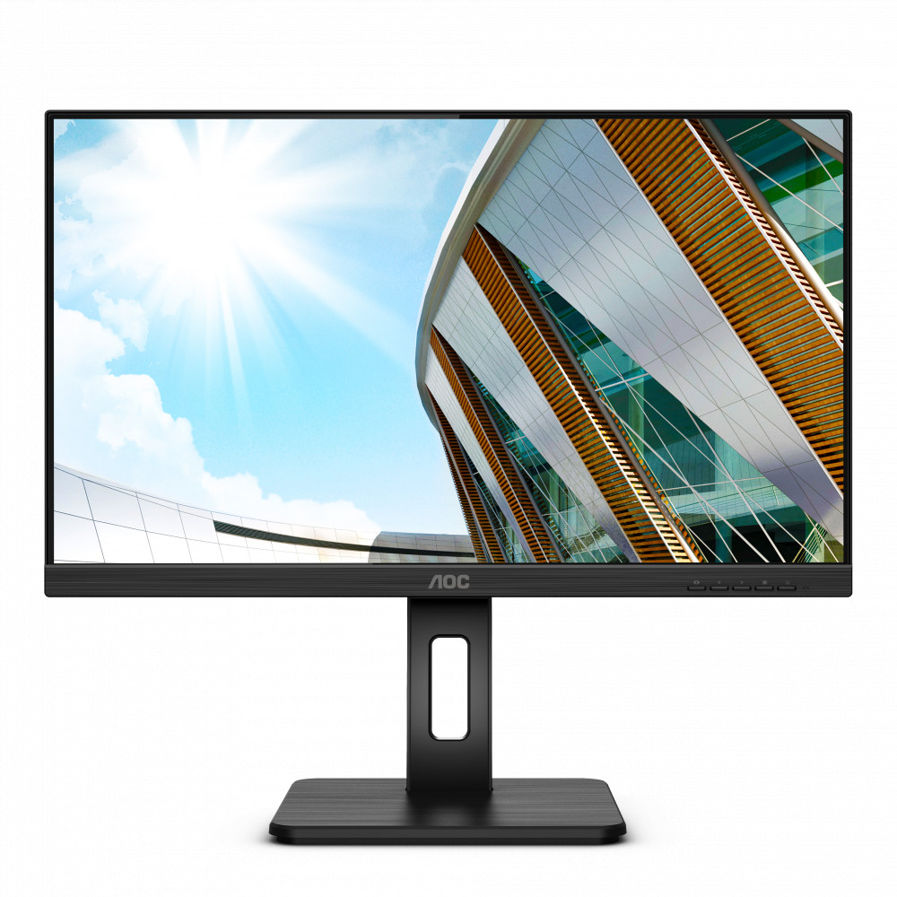 AOC Monitor Q24P2Q 23.8 ", IPS, QHD, 2560 x 1440, 16:9, 4 ms, 250 cd/m , Black, Headphone out (3.5mm), 75 Hz, HDMI ports quantit