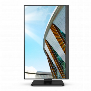 AOC Monitor Q24P2Q 23.8 ", IPS, QHD, 2560 x 1440, 16:9, 4 ms, 250 cd/m , Black, Headphone out (3.5mm), 75 Hz, HDMI ports quantit