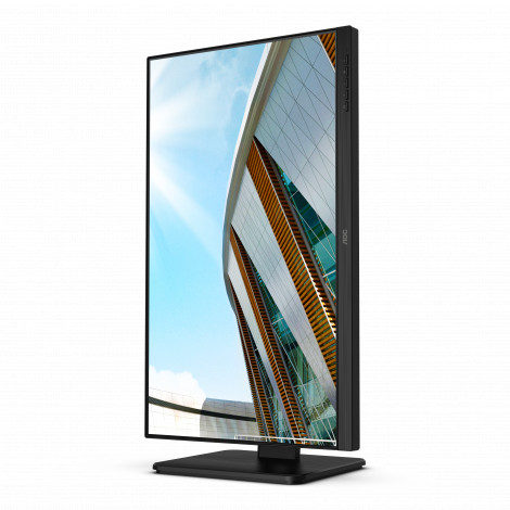 AOC Monitor Q24P2Q 23.8 ", IPS, QHD, 2560 x 1440, 16:9, 4 ms, 250 cd/m , Black, Headphone out (3.5mm), 75 Hz, HDMI ports quantit