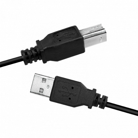 Logilink CU0007B USB 2.0 cable 2 m, USB 2.0 B (male), USB 2.0 A (male)