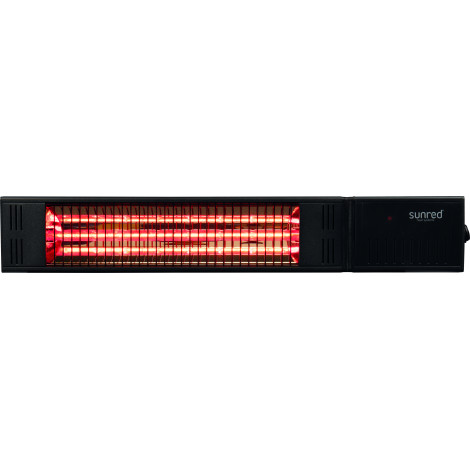 SUNRED Heater RDS-15W-B, Fortuna Wall Infrared, 1500 W, Black