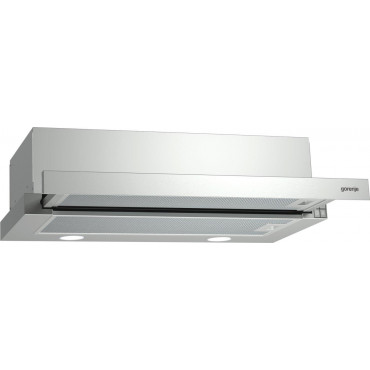 Gorenje Hood BHP523E10X Telescopic, Energy efficiency class C, Width 50 cm, 322 m /h, Mechanical control, LED, Stainless steel