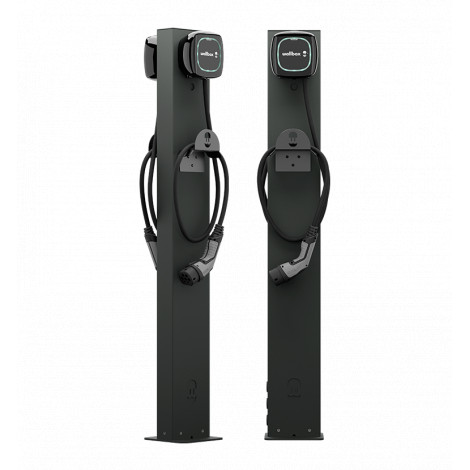 Wallbox Pedestal Eiffel Basic Mono for Pulsar family, Black