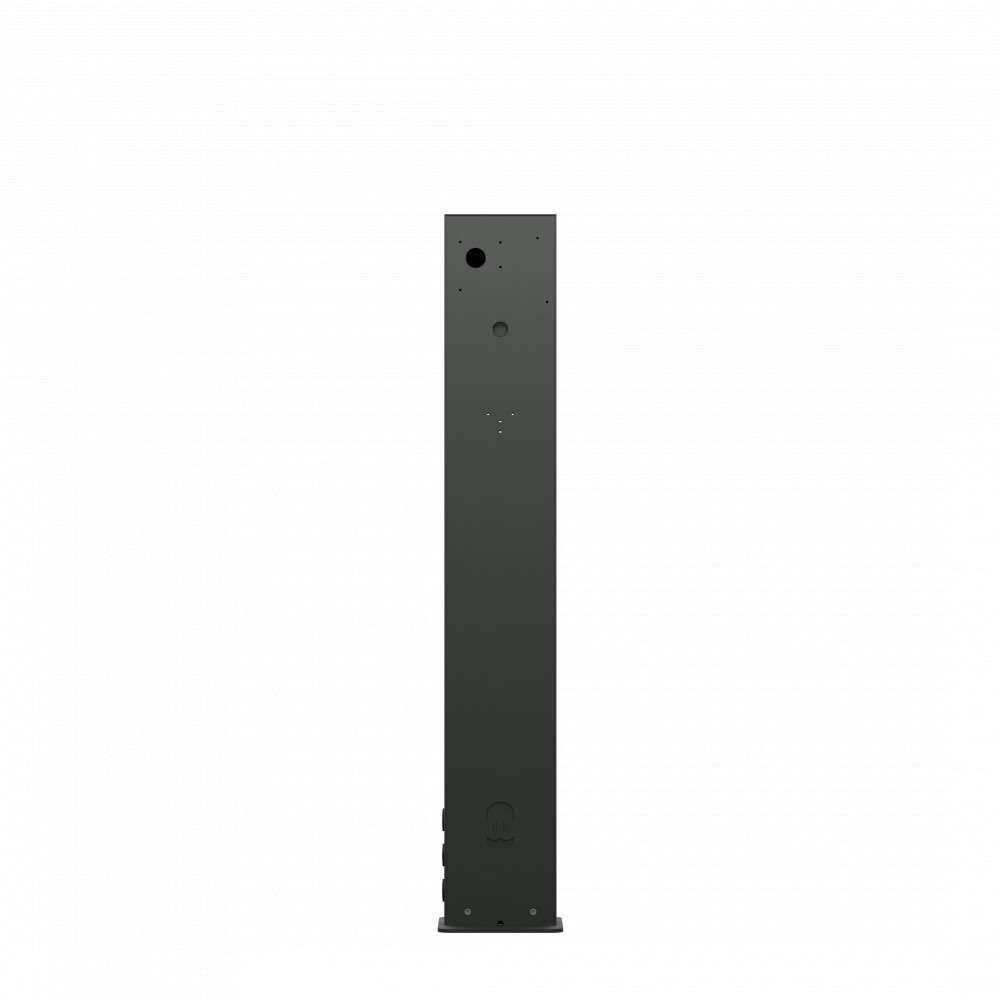 Wallbox Pedestal Eiffel Basic for Copper SB Dual, Black