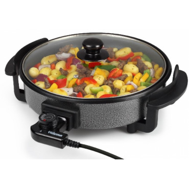 Tristar Multifunctional grill pan PZ-2963 Grill, Diameter 30 cm, Lid included, Fixed handle, Black