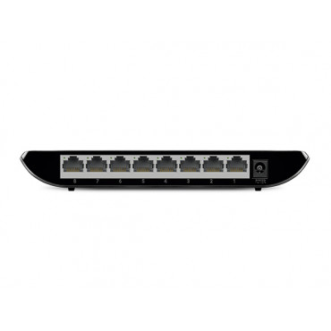 TP-LINK Switch TL-SG1008D Unmanaged, Desktop, 1 Gbps (RJ-45) ports quantity 8, Power supply type External, Plastic case