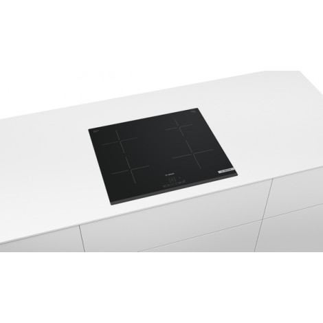 Bosch Hob PUE63KBB6E Induction, Number of burners/cooking zones 4, Touch, Timer, Black