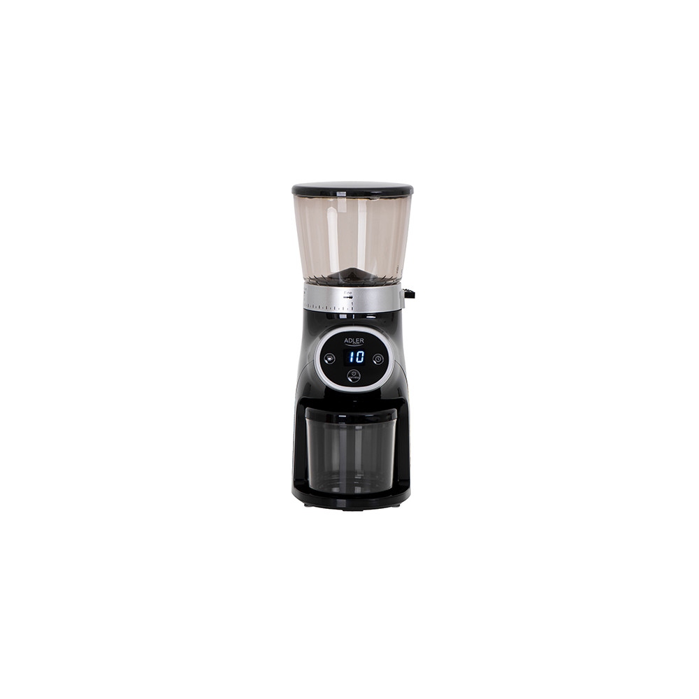 Adler Coffee Grinder AD 4450 Burr 300 W, Coffee beans capacity 300 g, Number of cups 1-10 pc(s), Black