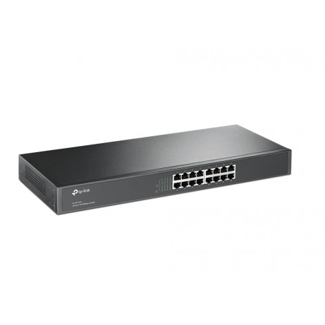 TP-LINK Switch TL-SF1016 Unmanaged, Rackmount, 10/100 Mbps (RJ-45) ports quantity 16