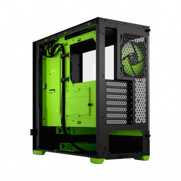 Fractal Design Pop Air RGB Green Core TG Clear Tint, ATX, mATX, Mini ITX, Power supply included No