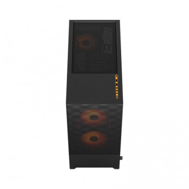 Fractal Design Pop Air RGB Orange Core TG Clear Tint, ATX, mATX, Mini ITX, Power supply included No
