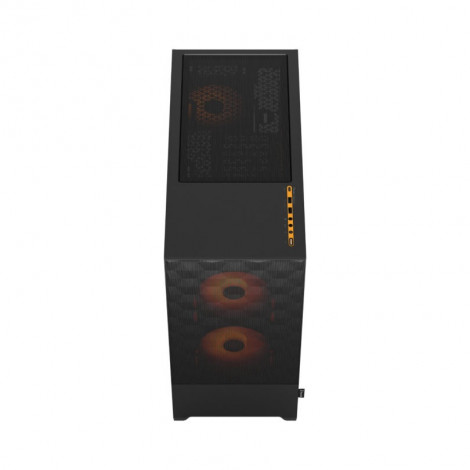 Fractal Design Pop Air RGB Orange Core TG Clear Tint, ATX, mATX, Mini ITX, Power supply included No