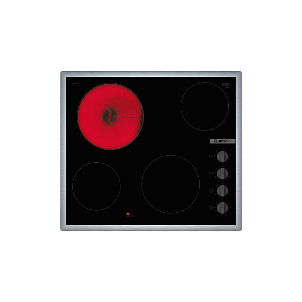 Bosch Hob PKE645CA2E Electric, Number of burners/cooking zones 4, Mechanical, Black