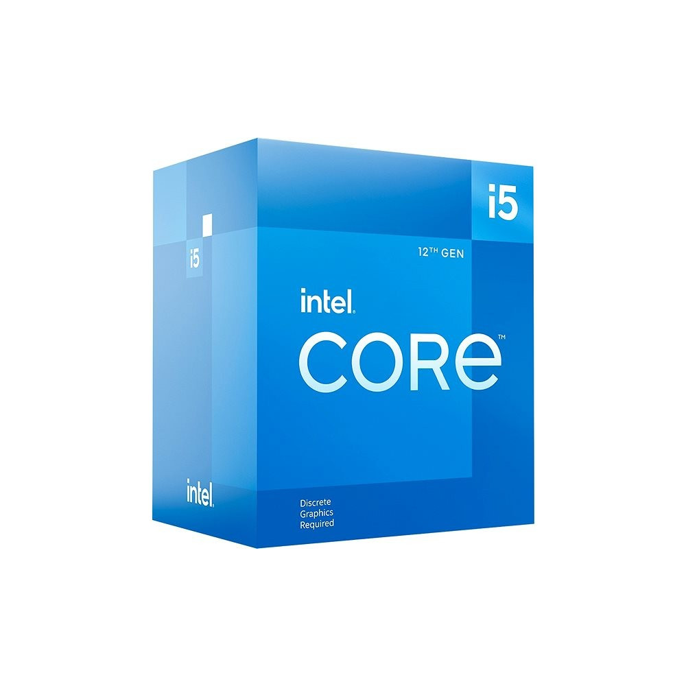 Intel i5-12400F, 2.5 GHz, LGA1700, Processor threads 12, Packing Retail, Processor cores 6, Component for Desktop
