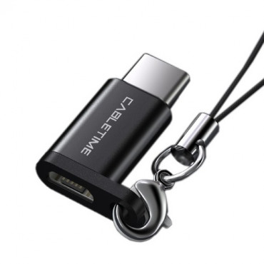 OTG adapteris USB 2.0 Type-C (M) - micro USB (F)